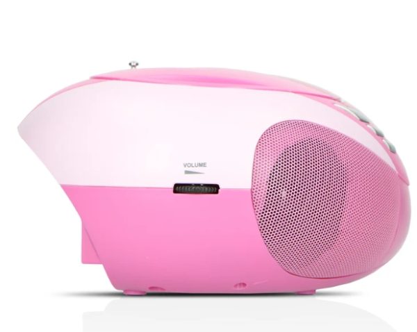 LENCO SCD-37 USB Pembe - Taşınabilir FM Radyo CD ve USB çalar - Pembe - Görsel 9
