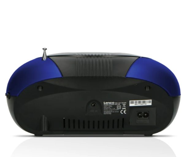 LENCO SCD-37 USB Mavi - Taşınabilir FM Radyo CD'si ve USB oynatıcı - Mavi - Görsel 8