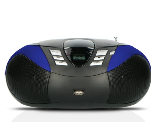 LENCO SCD-37 USB Mavi - Taşınabilir FM Radyo CD'si ve USB oynatıcı - Mavi - Görsel 11