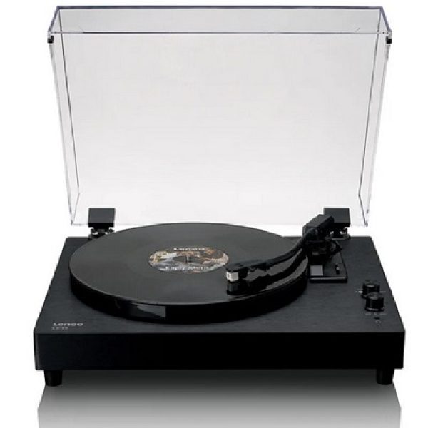 LENCO LS-60BK AHŞAP KASA USB BAĞLANTILI AT-3600 AUDIO TECHNICA İĞNE, PLASTİK KAPAKLI, BLUETOOTH IN/OUT