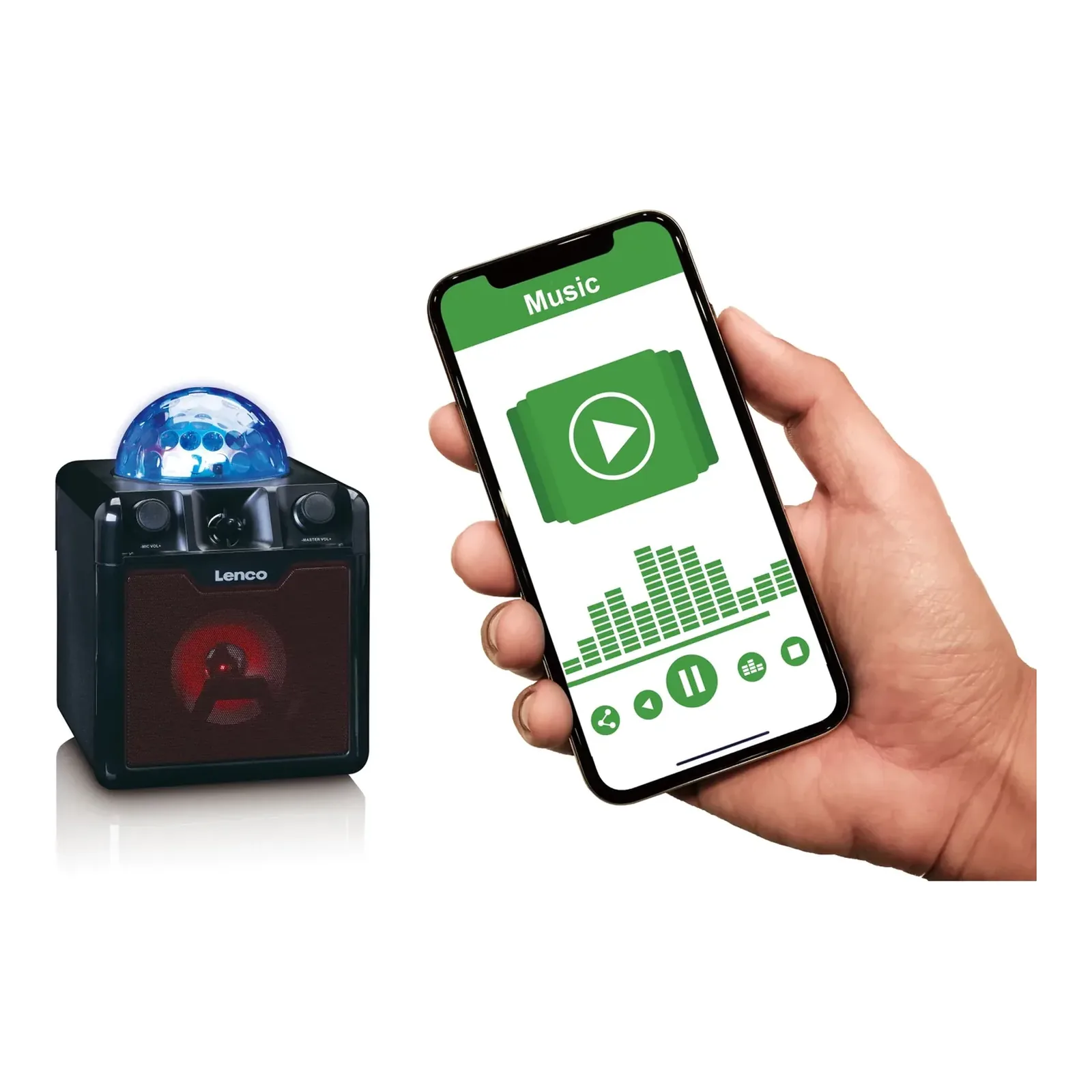 Lenco BTC-055 Bluetooth Hoparlör – Siyah - Görsel 2