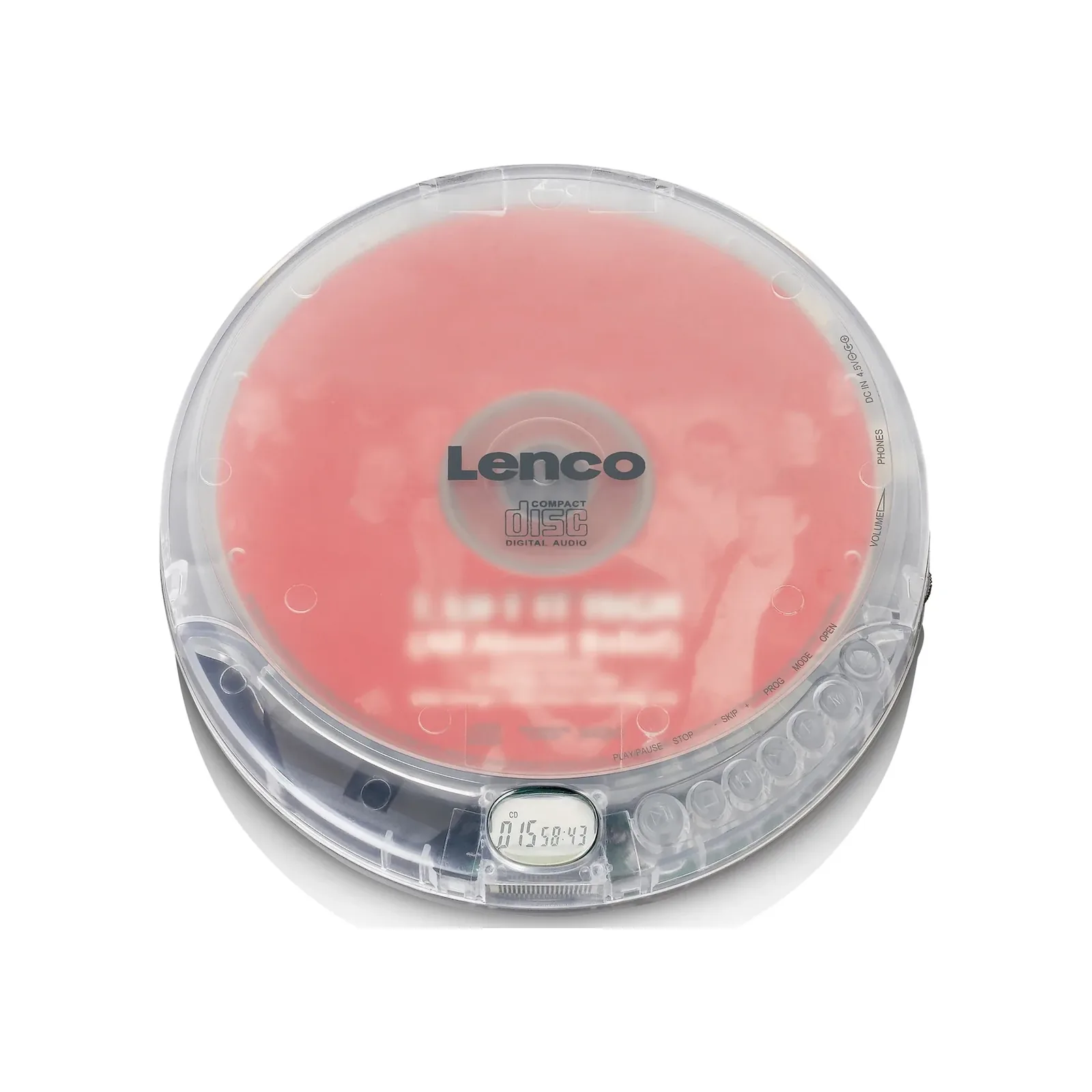 Lenco CD-012 CD Çalar – Transparan - Görsel 2