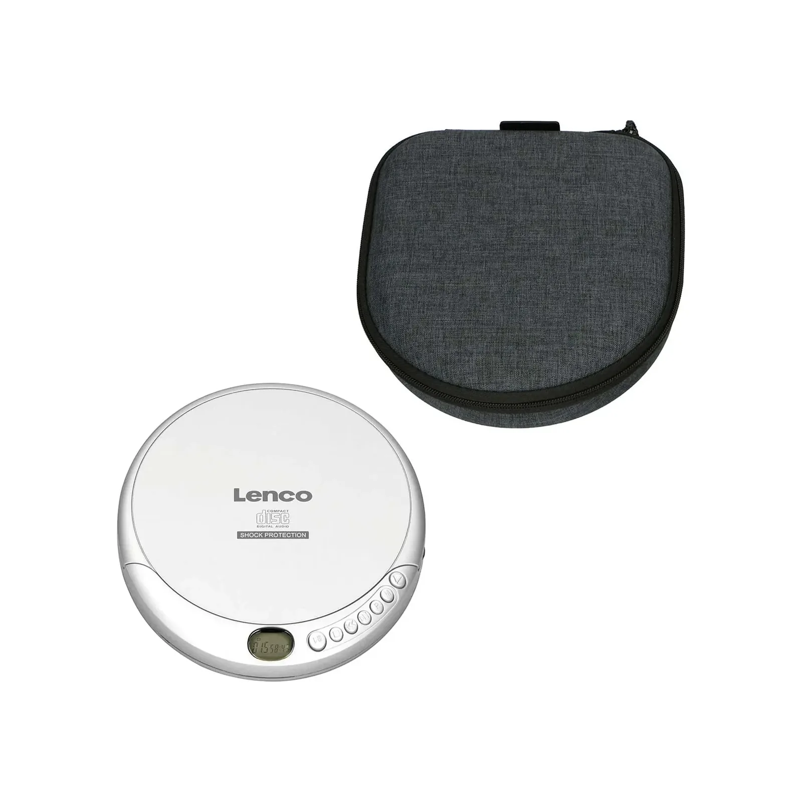 Lenco CD-201 CD Çalar – Gümüş