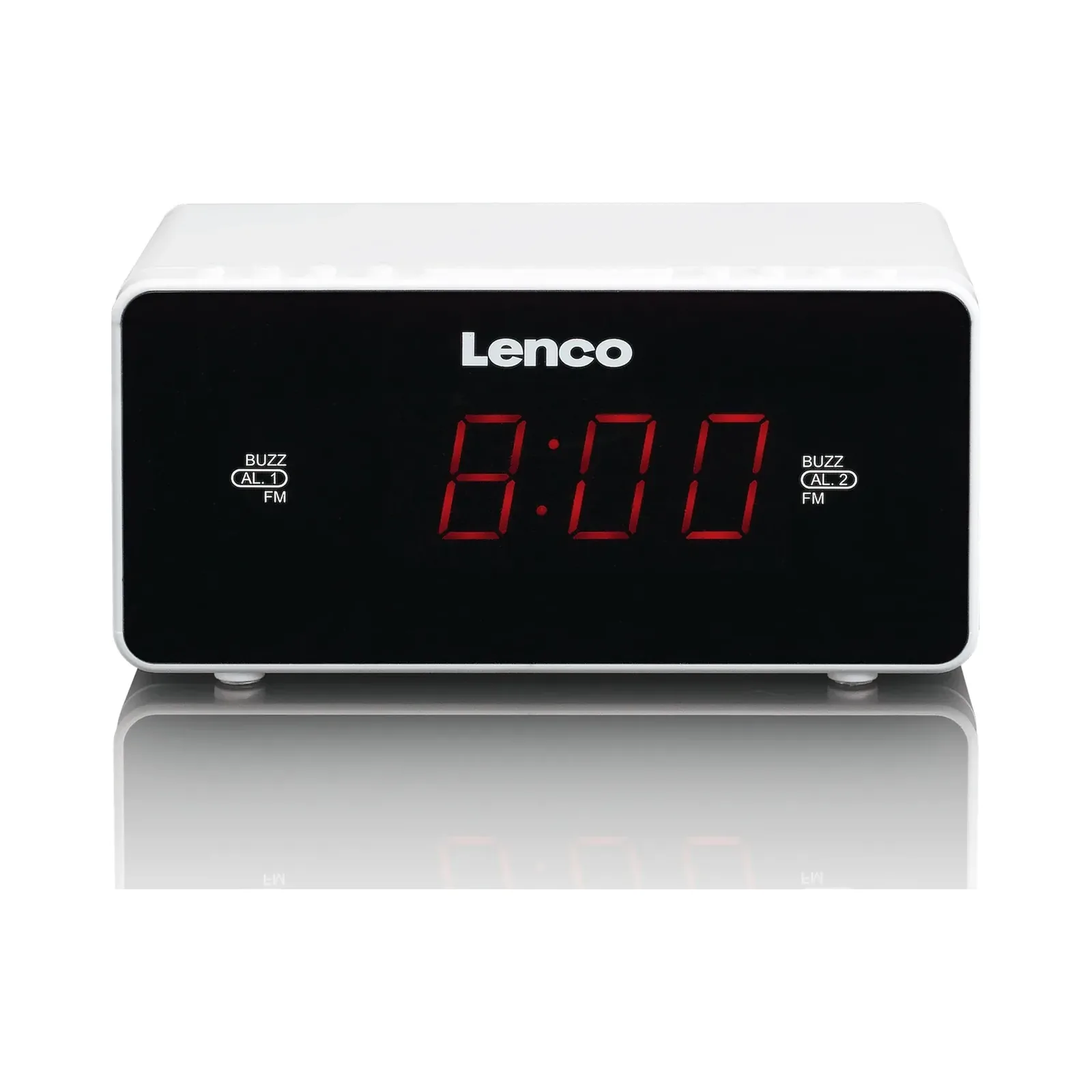 Lenco CR-510 Çalar Saat – Beyaz