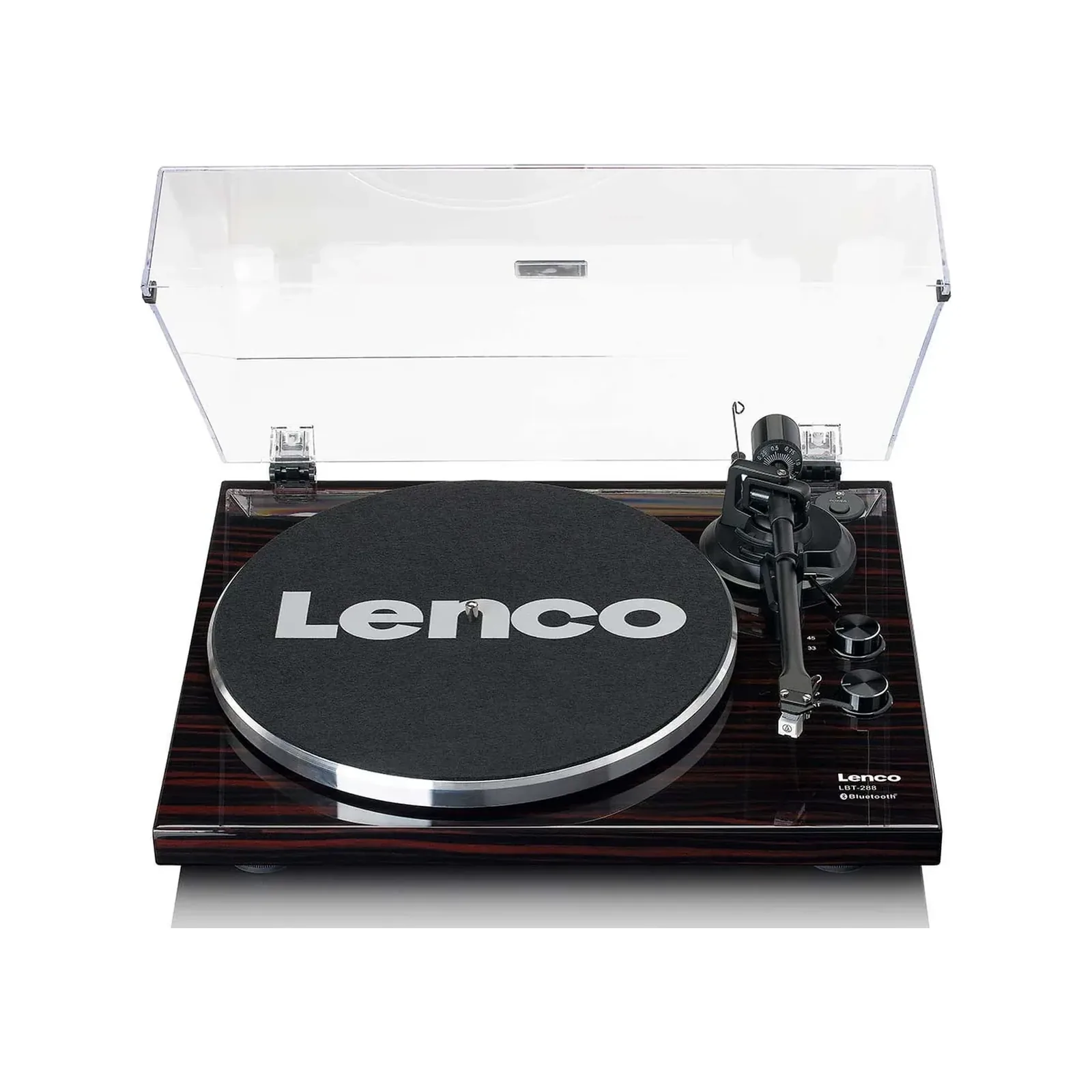 Lenco LBT-288 Bluetooth Plak Çalar – Koyu Kahve