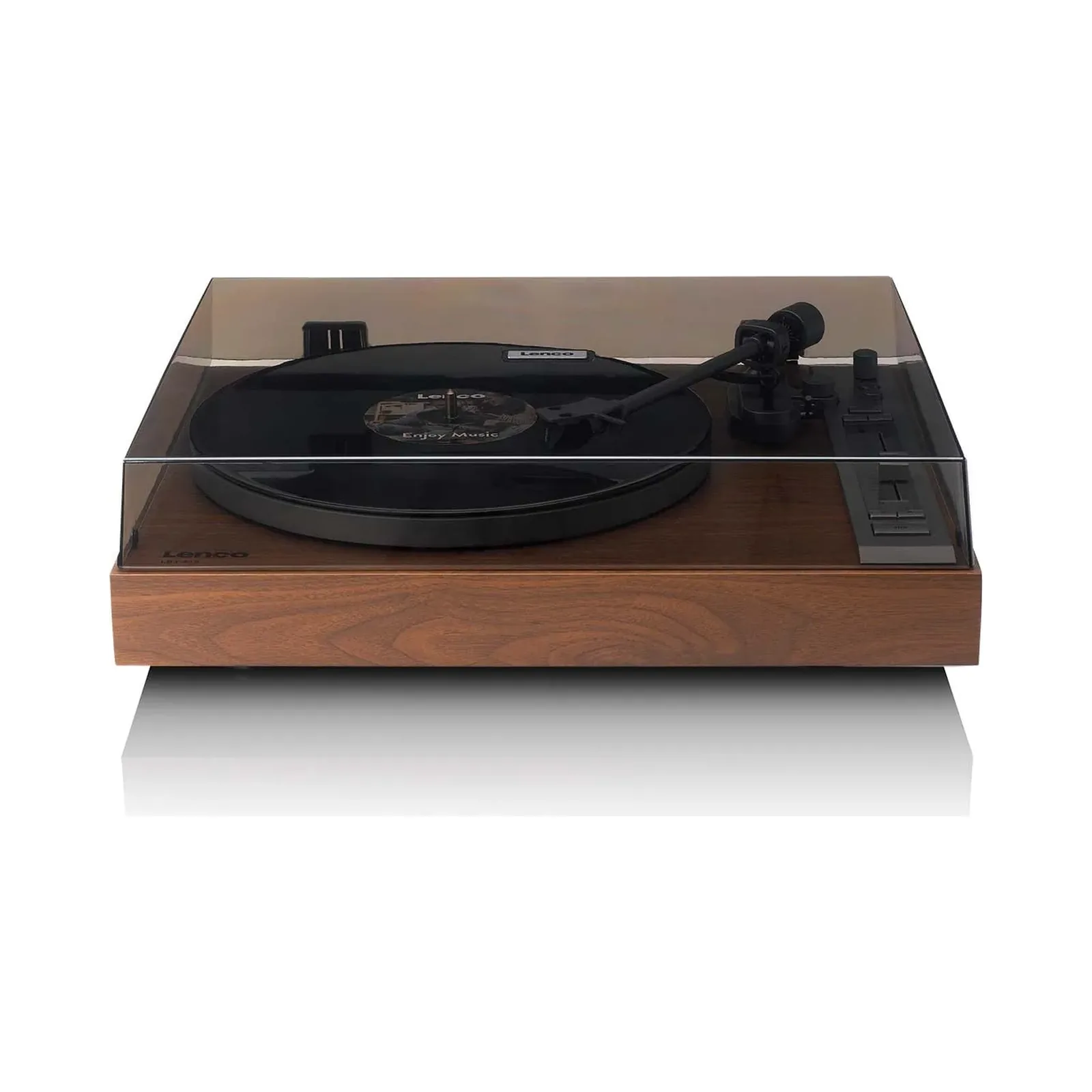 LENCO LBT-515WD - Ortofon 2M Blue kartuşlu ve Bluetooth® özellikli, birinci sınıf doğrudan tahrikli pikap