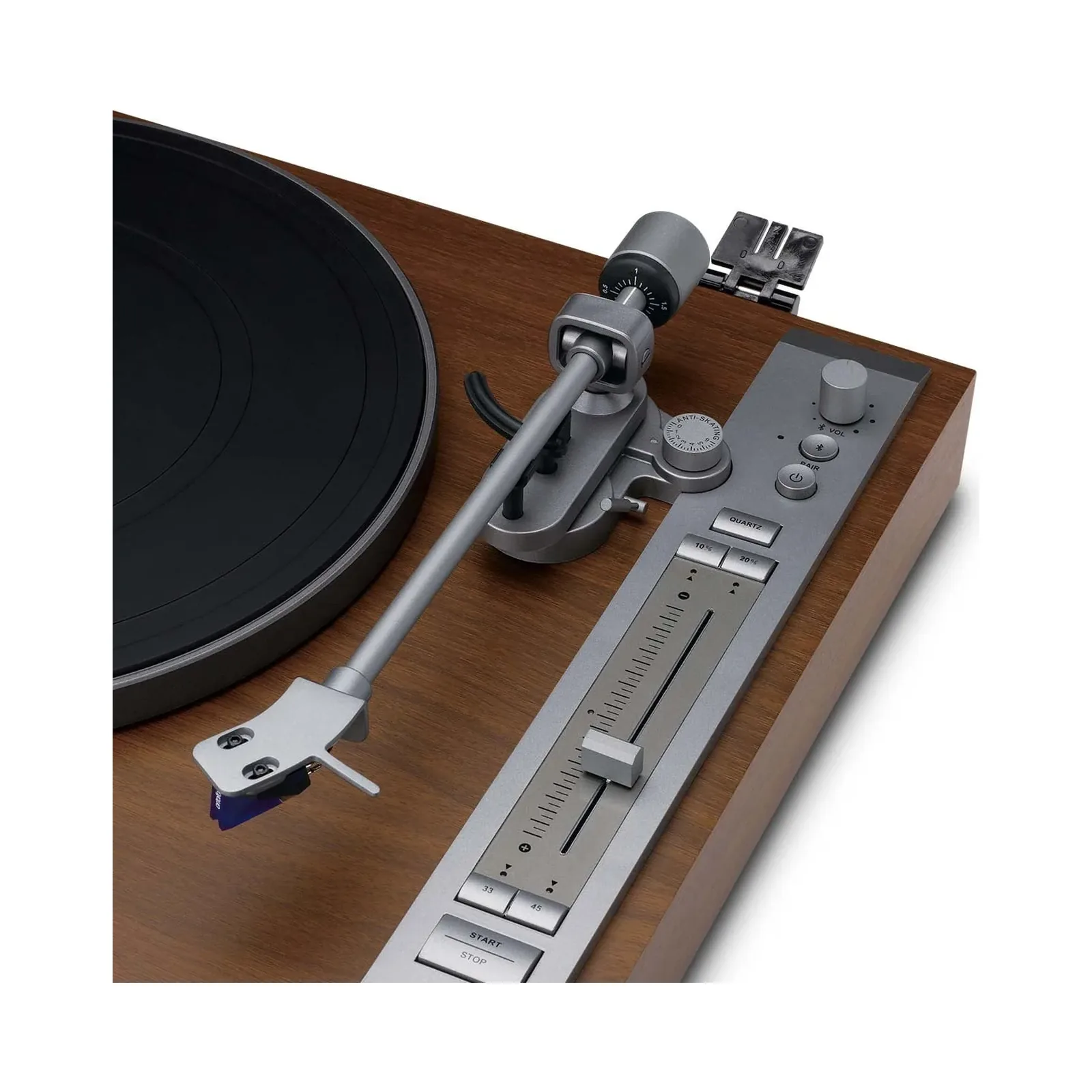 LENCO LBT-515WD - Ortofon 2M Blue kartuşlu ve Bluetooth® özellikli, birinci sınıf doğrudan tahrikli pikap