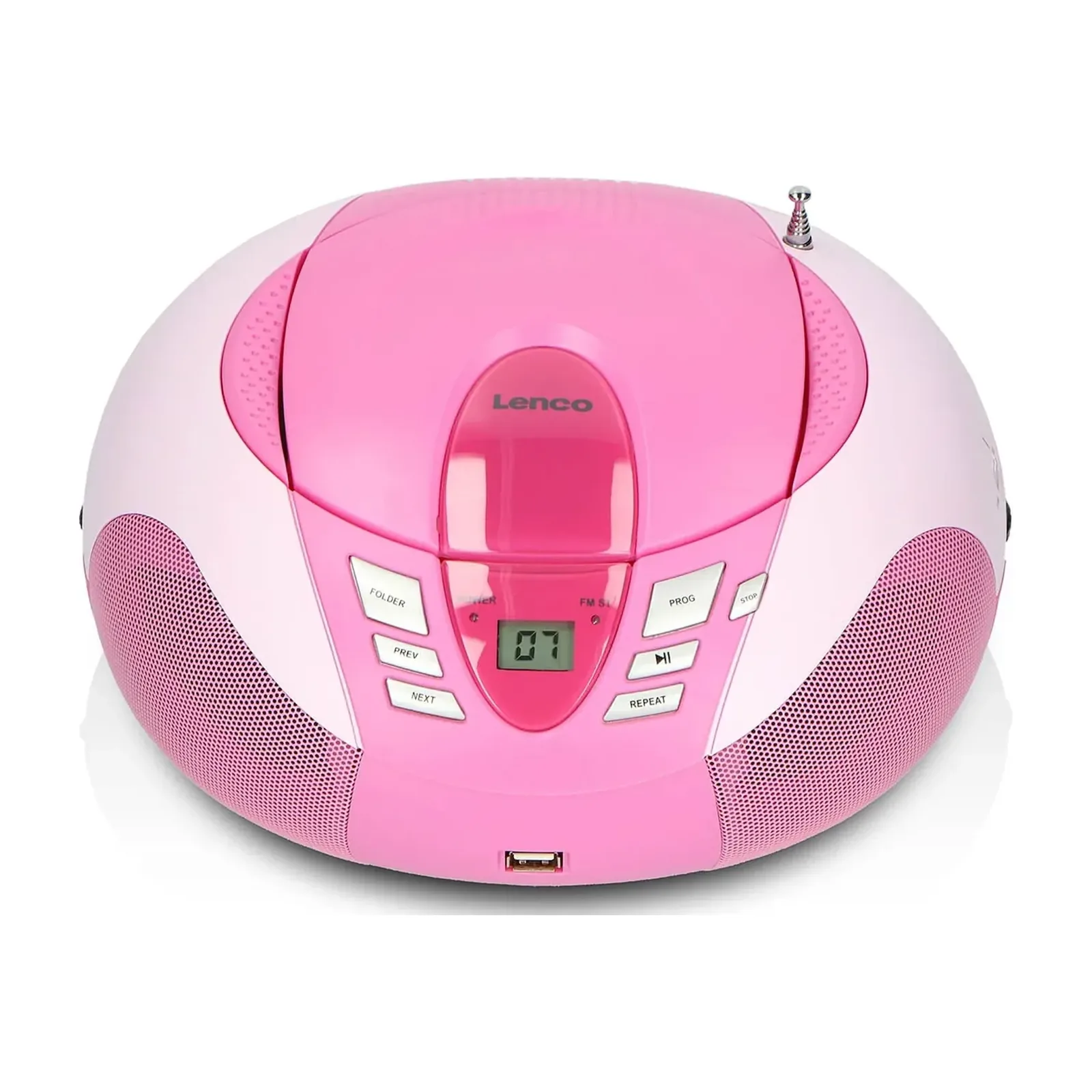Lenco SCD-37 CD Çalar – Pembe - Görsel 2