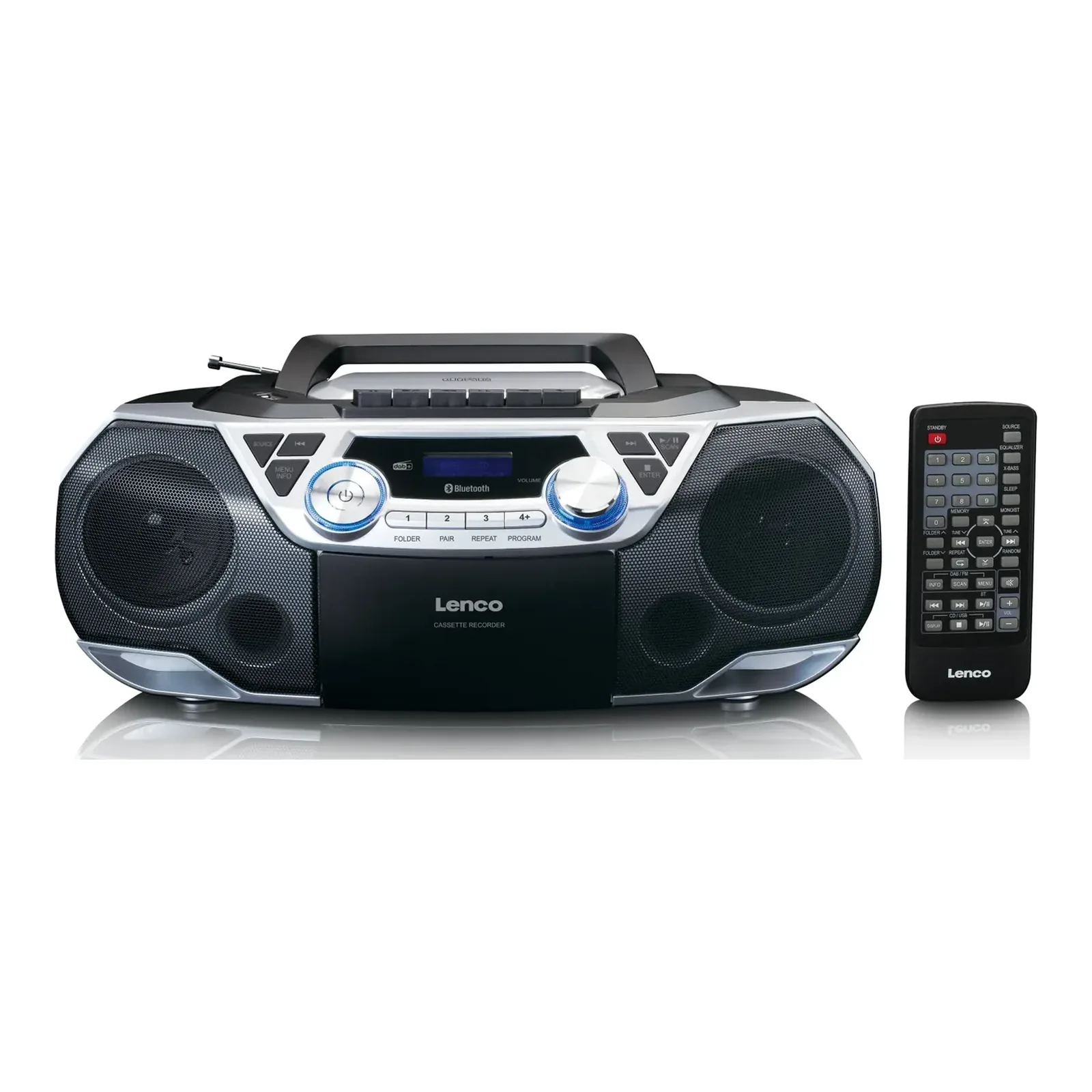 Lenco SCD-720 Bluetooth CD Çalar – Gümüş