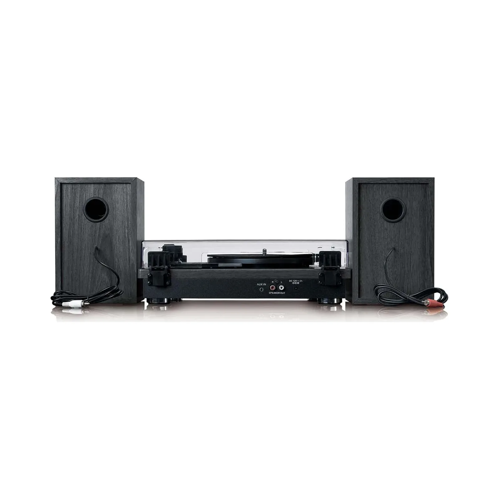 ENCO LS-100BK Bluetoothlu - 2 harici hoparlörlü pikap