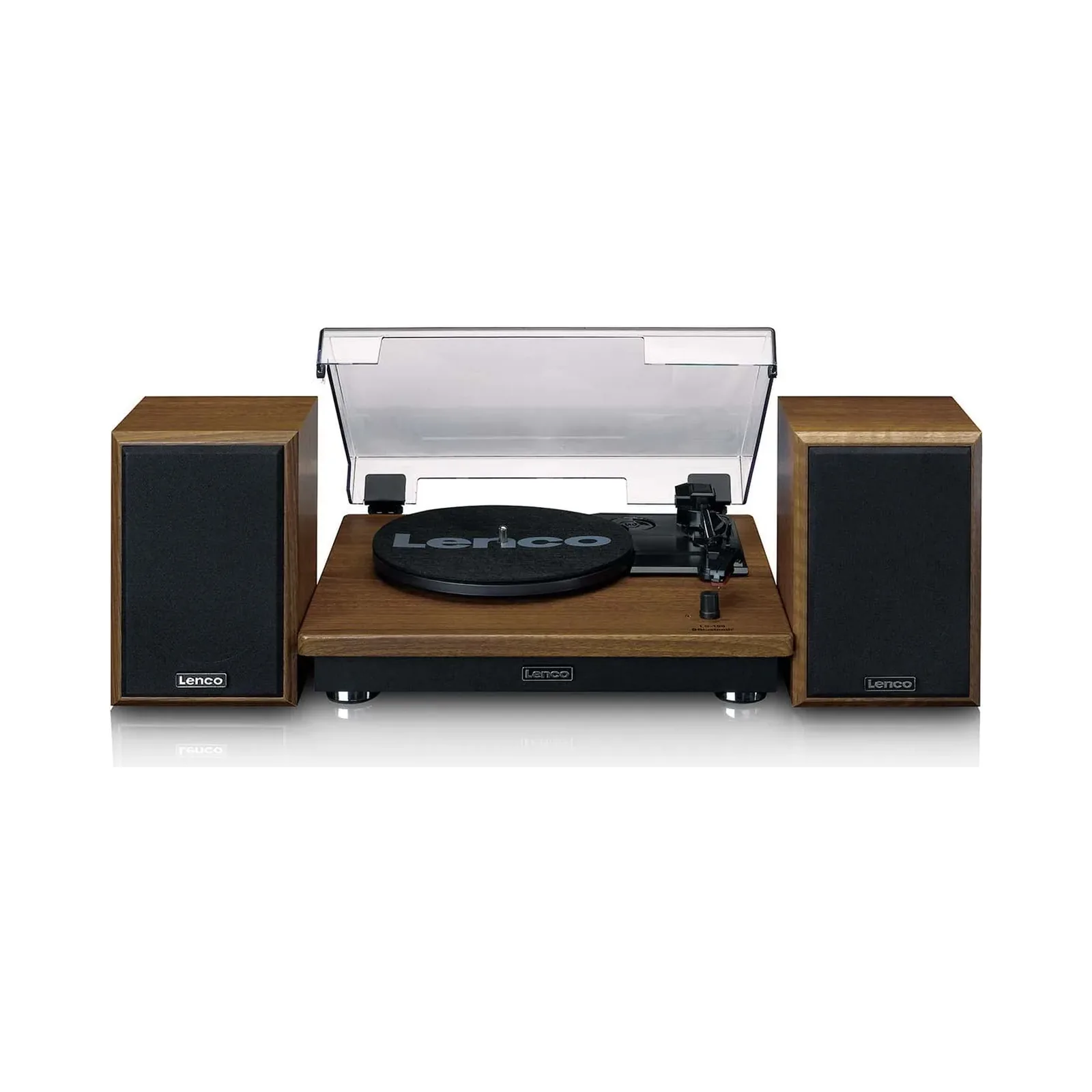 ENCO LS-100BK Bluetoothlu - 2 harici hoparlörlü pikap