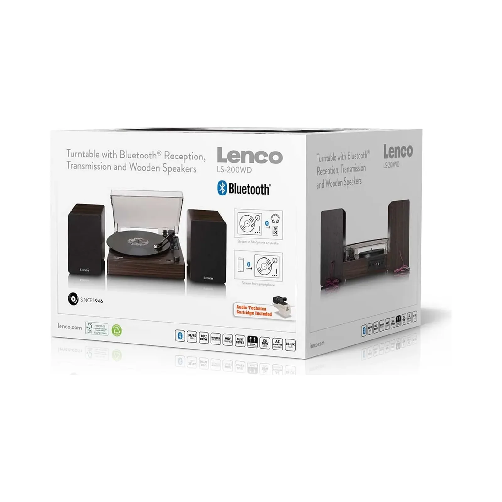 Lenco LS-200 pikap, Bluetooth, entegre hoparlörler