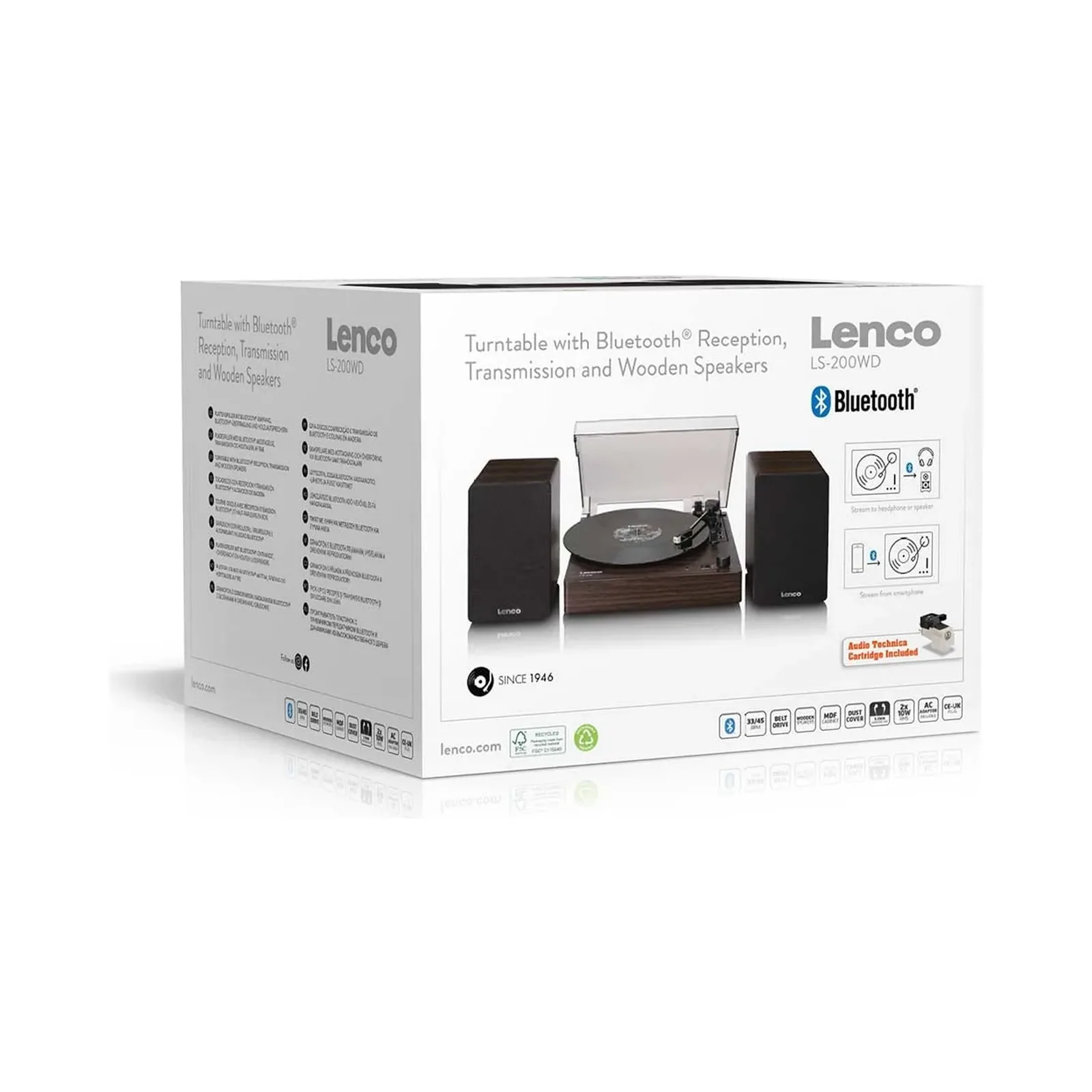 Lenco LS-200 pikap, Bluetooth, entegre hoparlörler