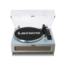 Lenco LS-440 Hoparlörlü Plak Çalar – Mavi/Taupe