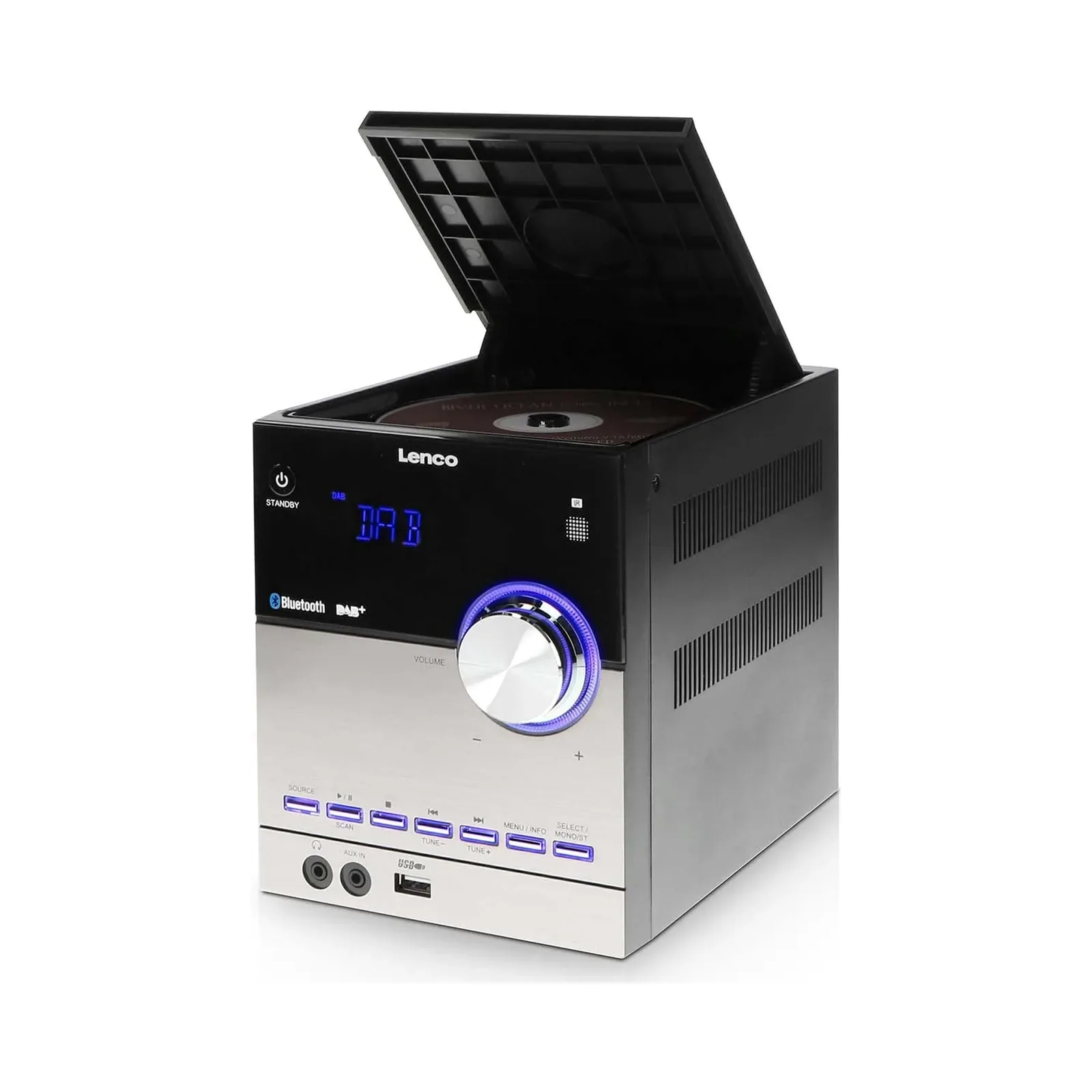 LENCO MC-150 Stereo, DAB+ FM, CD, Bluetooth® ve USB oynatıcı özellikli