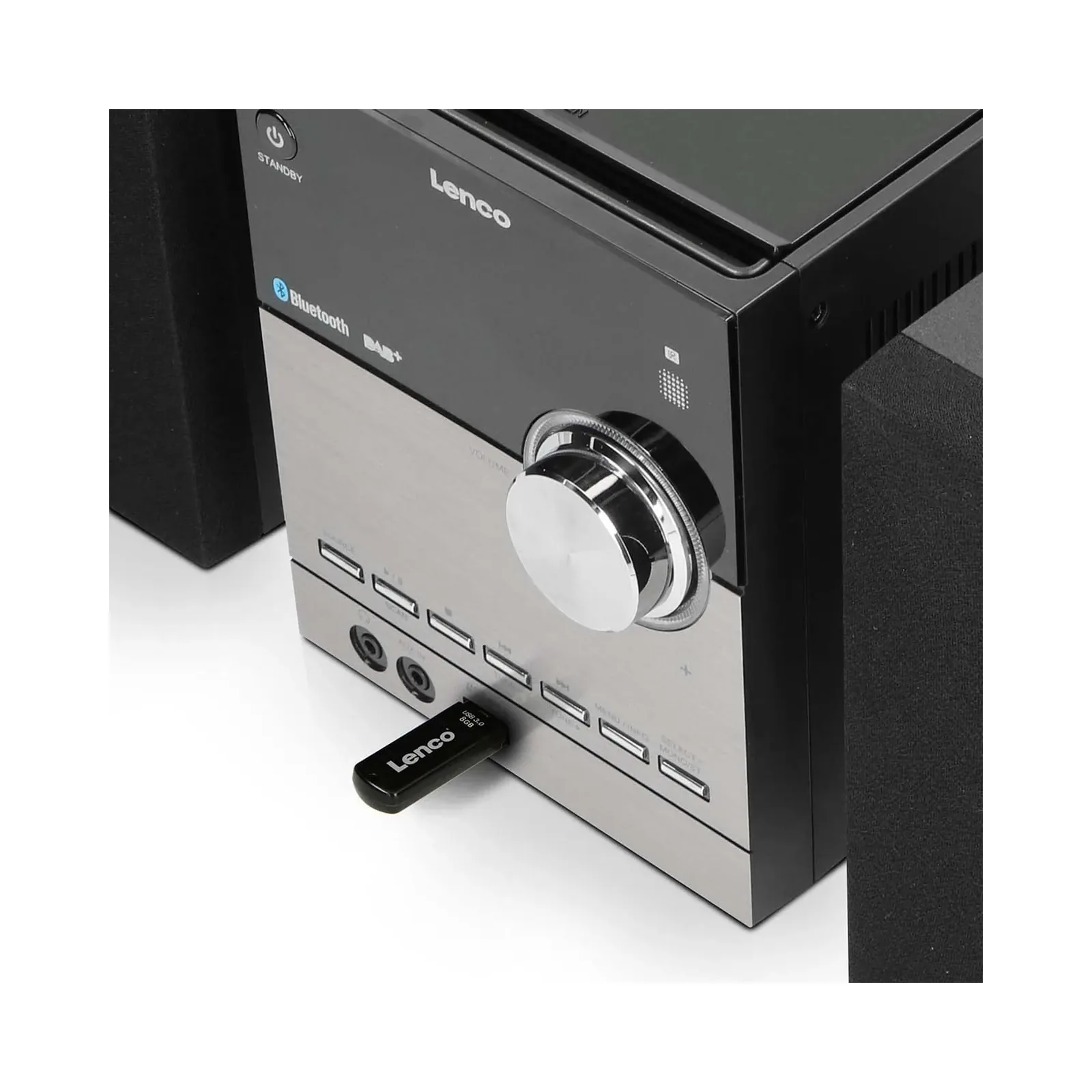 LENCO MC-150 Stereo, DAB+ FM, CD, Bluetooth® ve USB oynatıcı özellikli