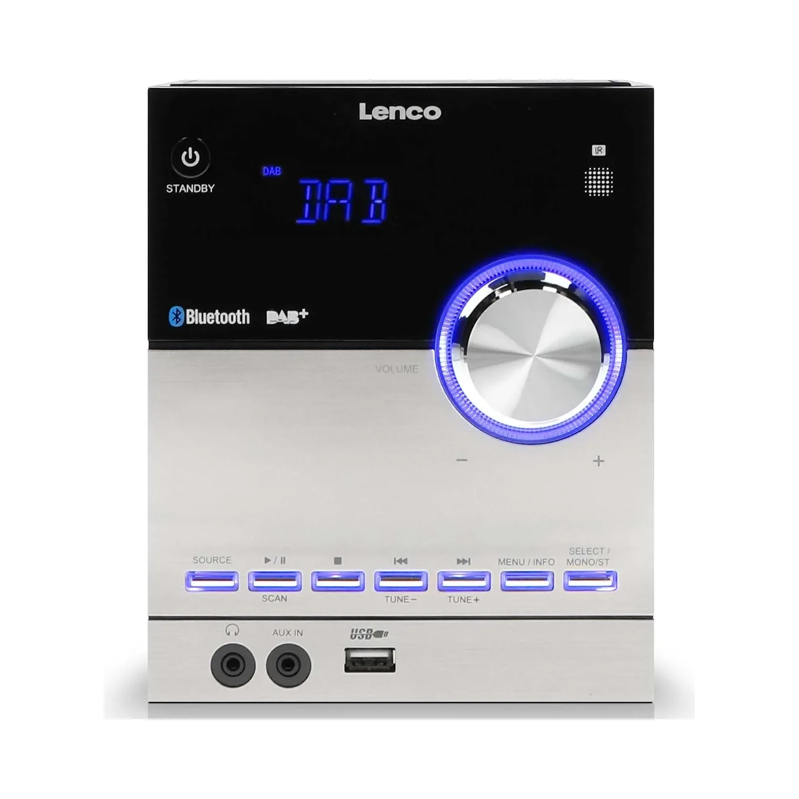 LENCO MC-150 Stereo, DAB+ FM, CD, Bluetooth® ve USB oynatıcı özellikli