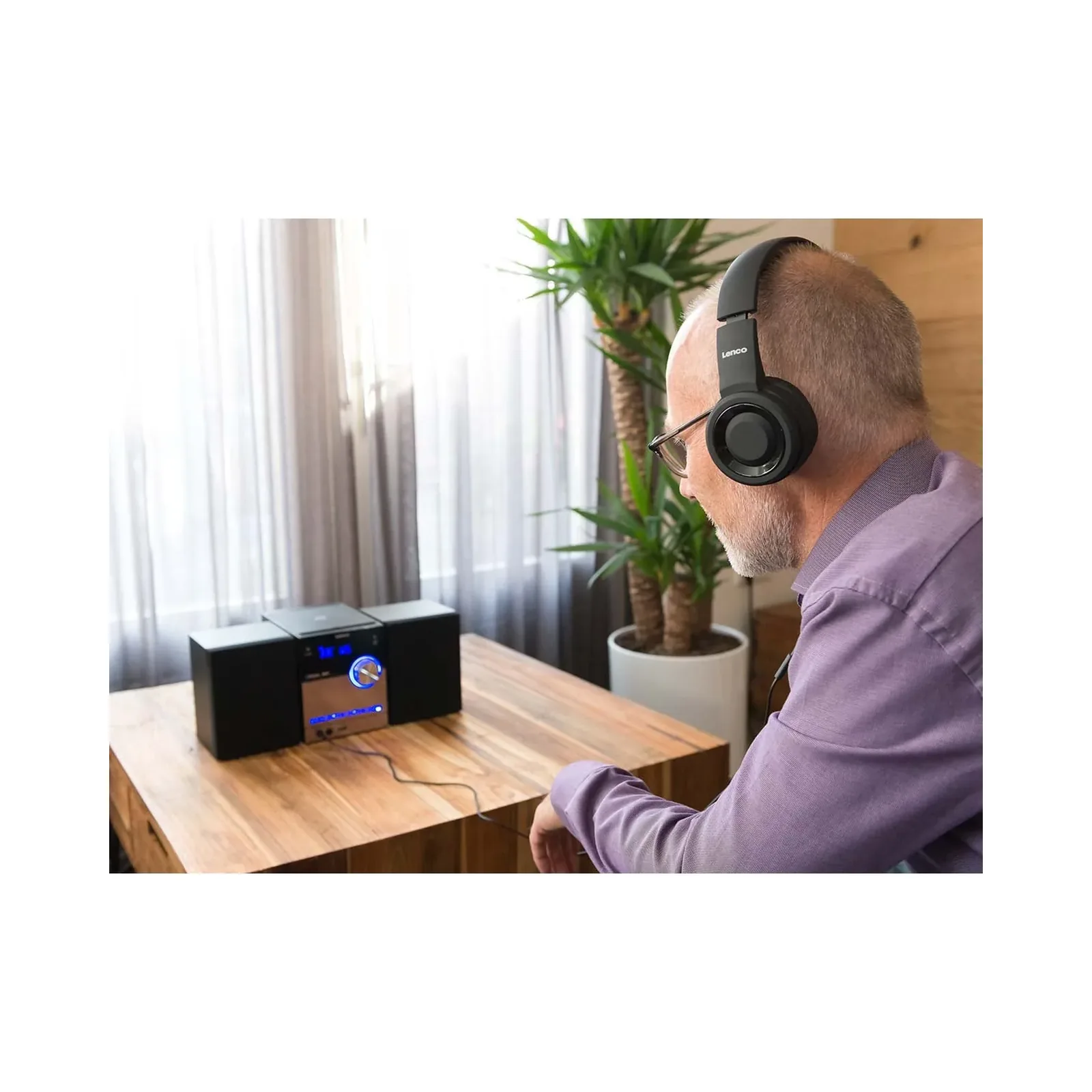 LENCO MC-150 Stereo, DAB+ FM, CD, Bluetooth® ve USB oynatıcı özellikli