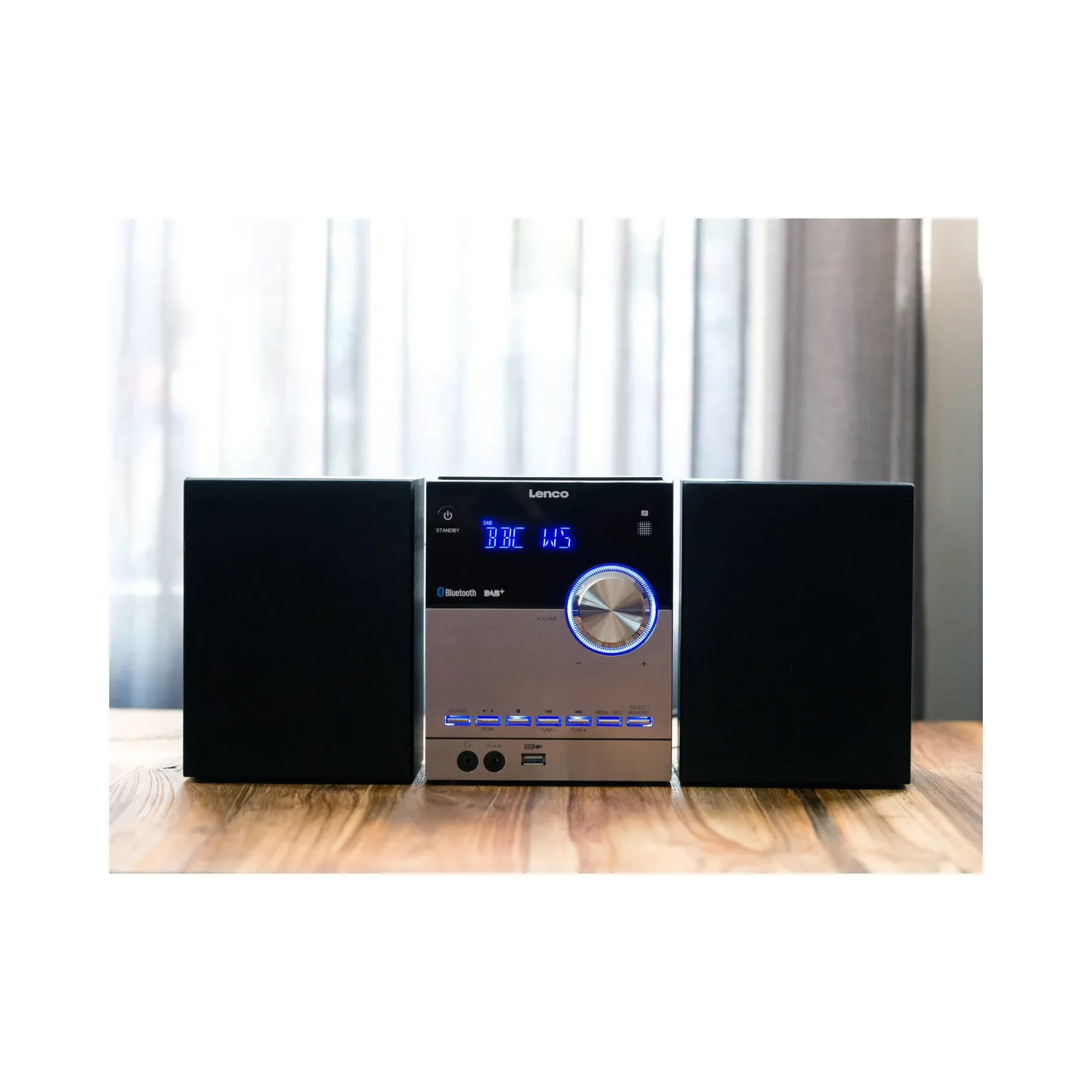 LENCO MC-150 Stereo, DAB+ FM, CD, Bluetooth® ve USB oynatıcı özellikli