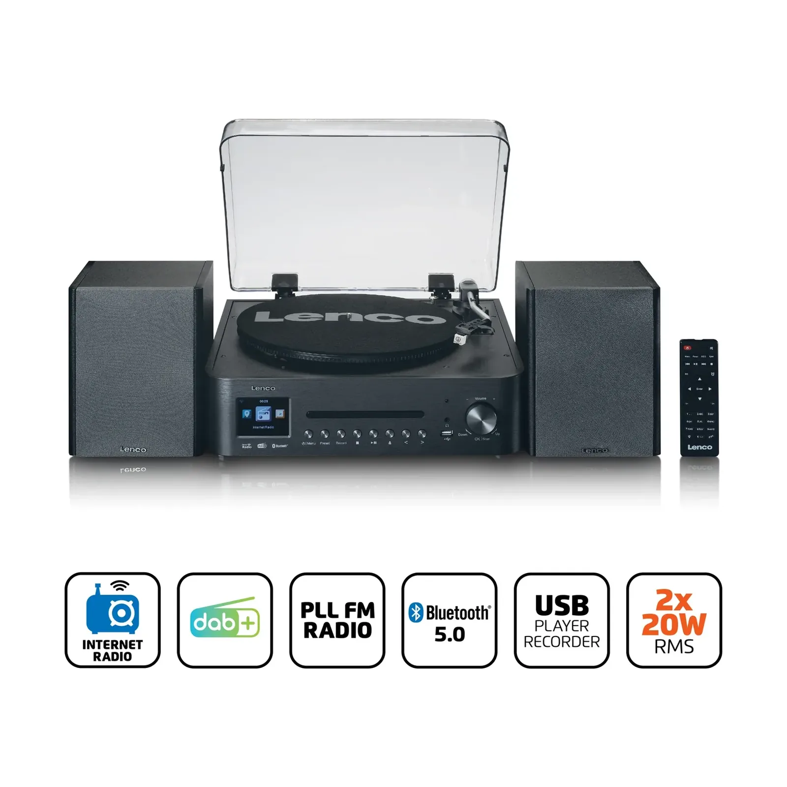 Lenco MC-460 Müzik Seti – Siyah - Görsel 2