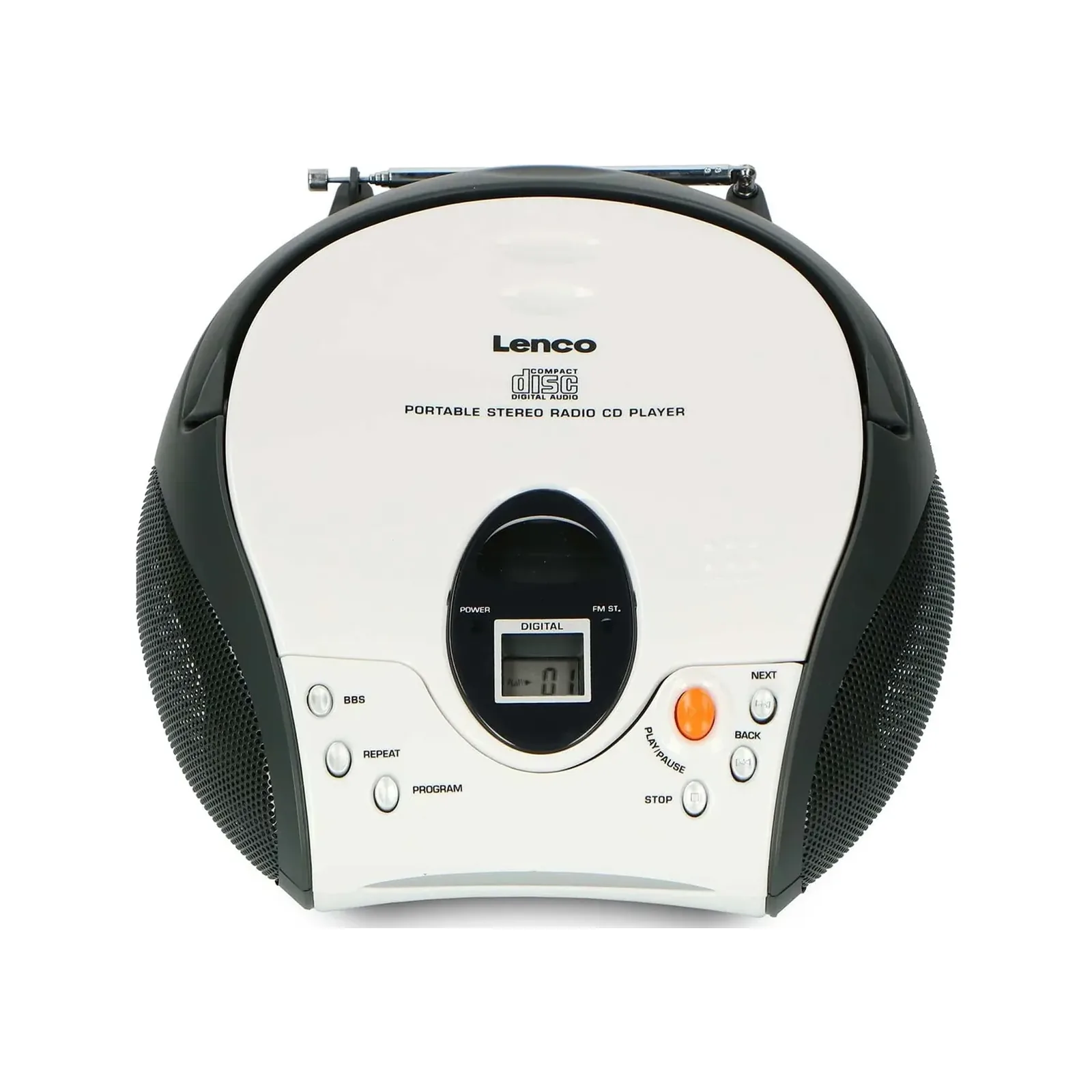 Lenco SCD-24 CD Çalar – Beyaz