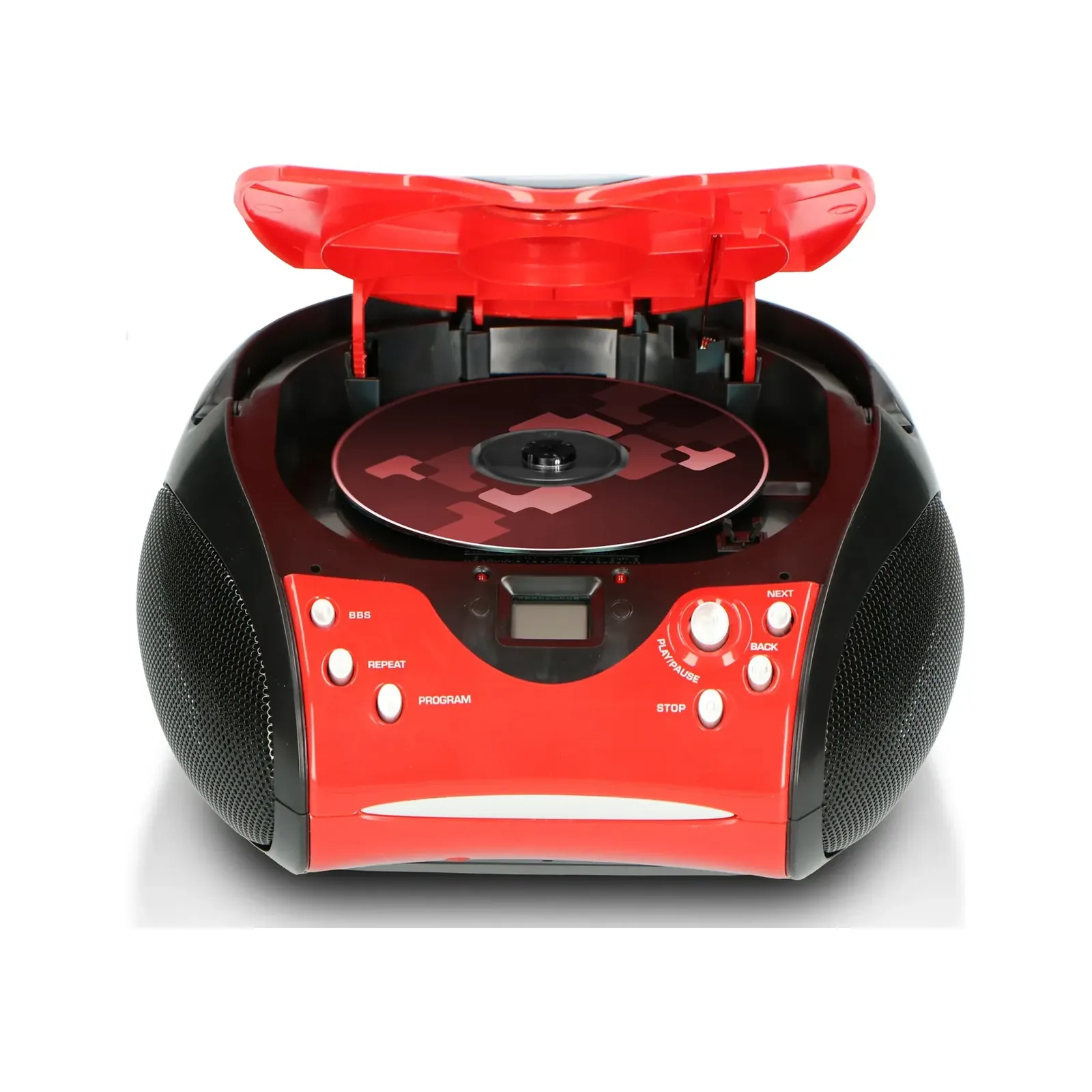 Lenco SCD-24 CD Çalar – Kırmızı-Siyah - Görsel 2