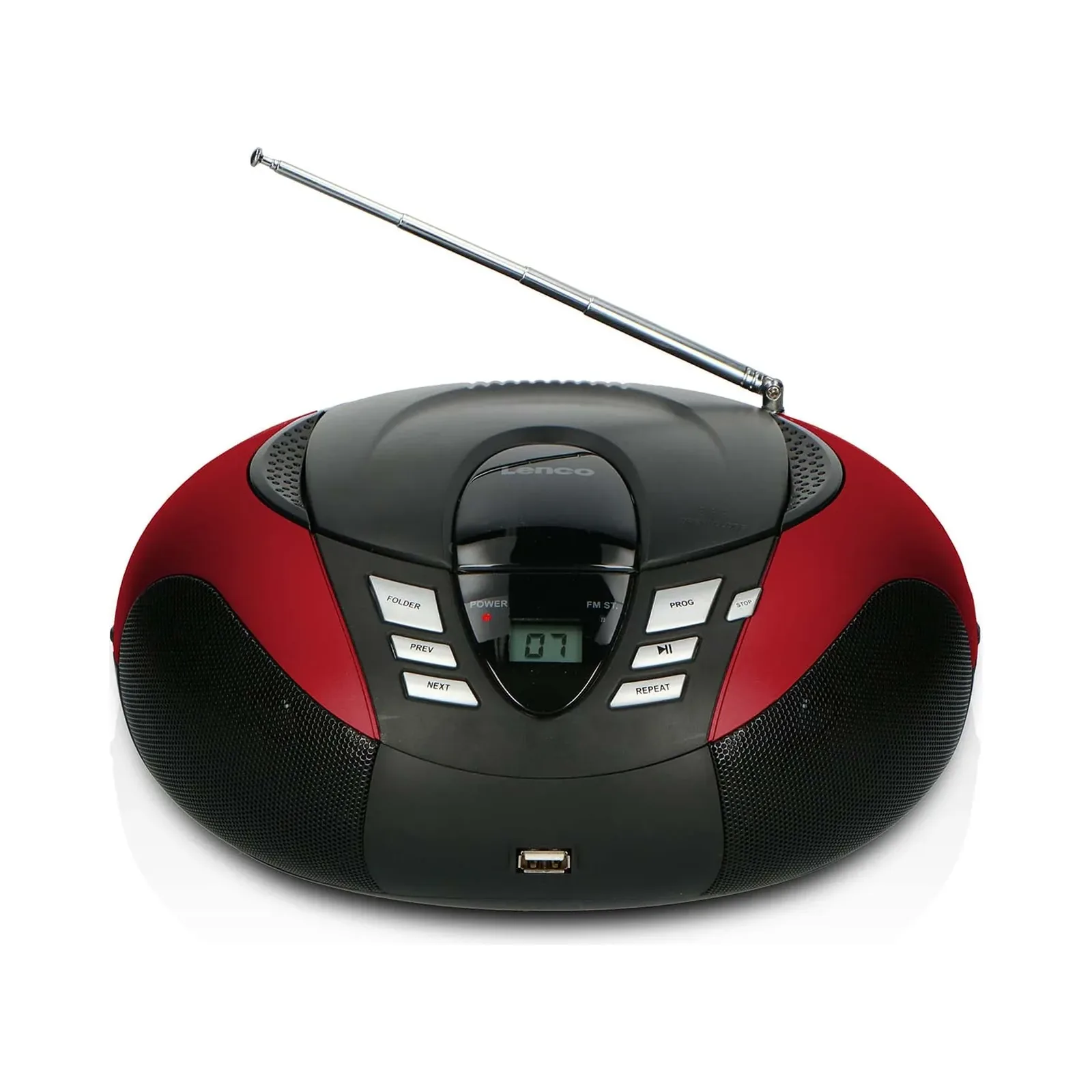 LENCO SCD-37 USB Mavi - Taşınabilir FM Radyo CD'si ve USB oynatıcı