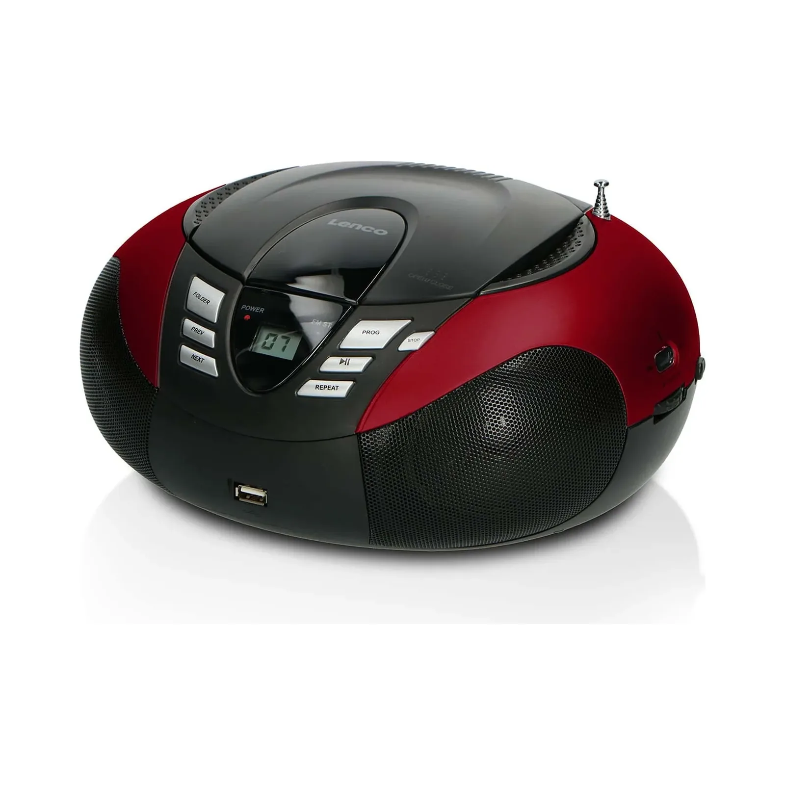 LENCO SCD-37 USB Mavi - Taşınabilir FM Radyo CD'si ve USB oynatıcı