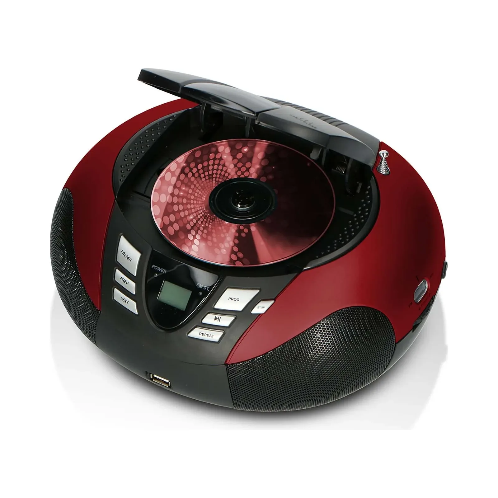 LENCO SCD-37 USB Mavi - Taşınabilir FM Radyo CD'si ve USB oynatıcı