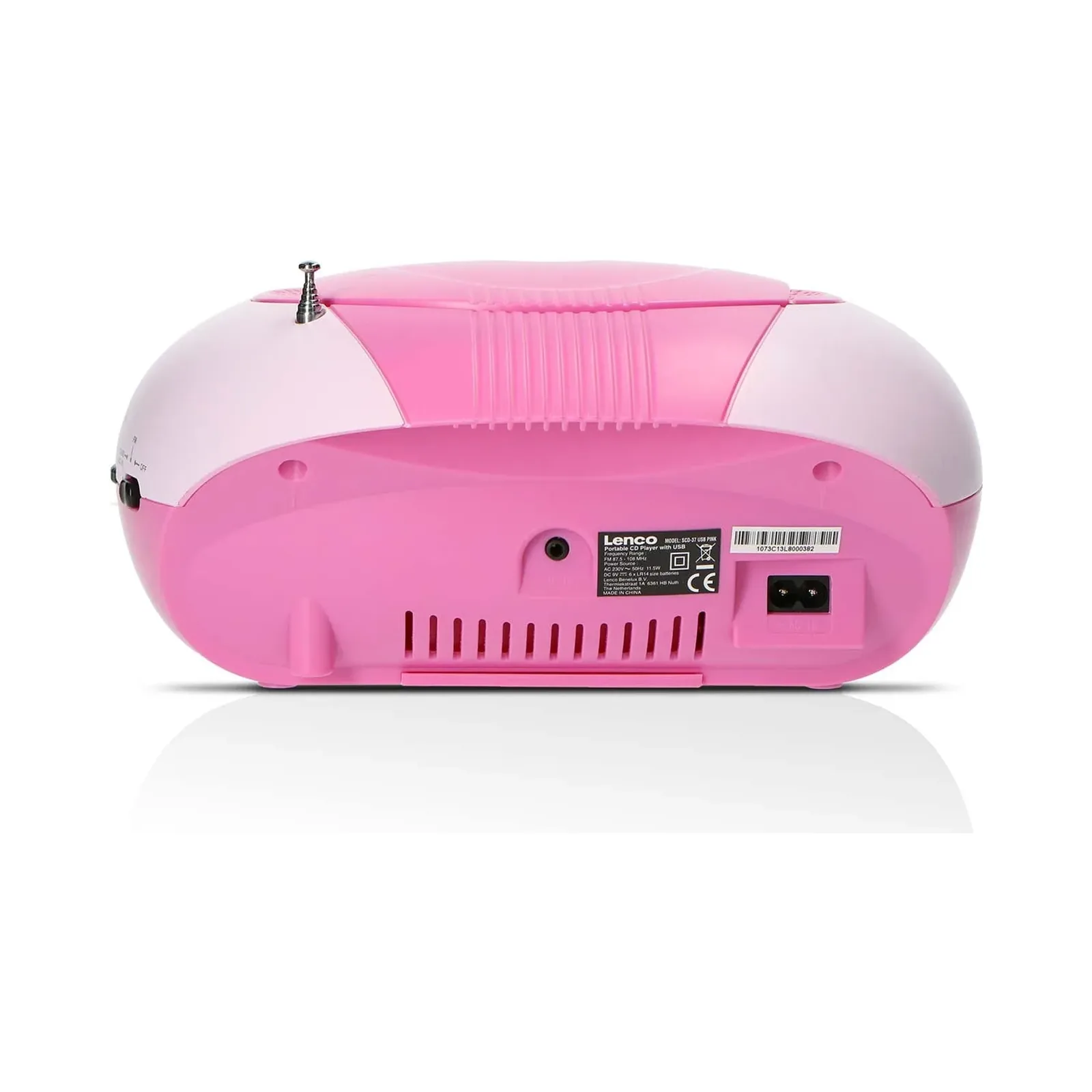 LENCO SCD-37 USB Pembe - Taşınabilir FM Radyo CD ve USB çalar