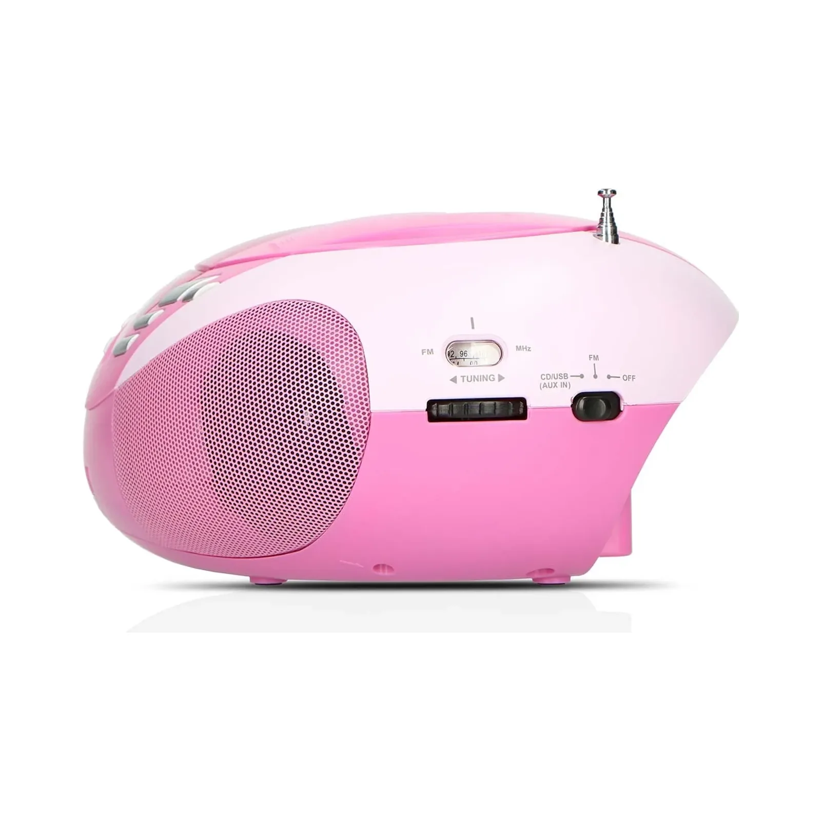 LENCO SCD-37 USB Pembe - Taşınabilir FM Radyo CD ve USB çalar