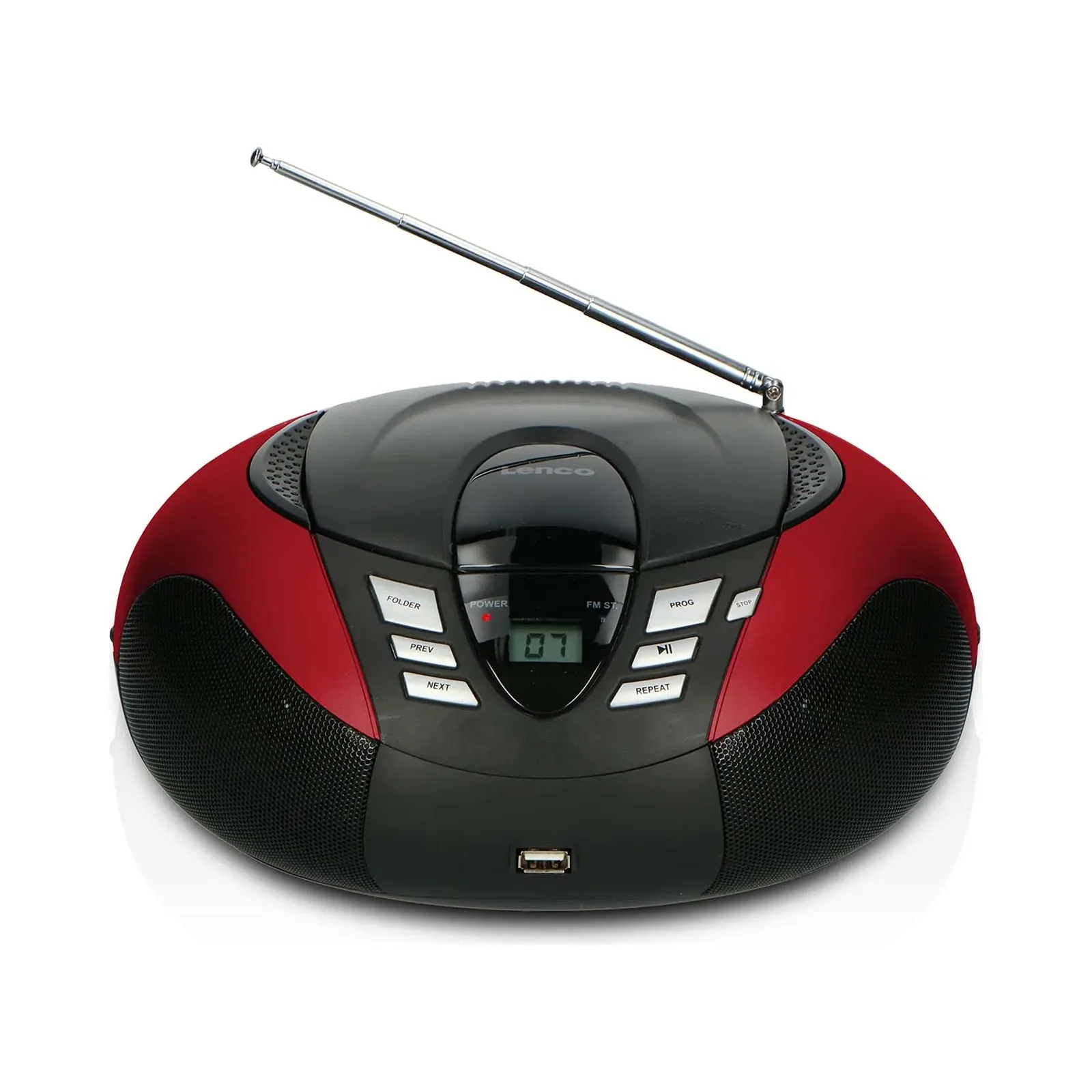 LENCO SCD-37 USB Pembe - Taşınabilir FM Radyo CD ve USB çalar