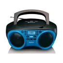 Lenco SCD-501 Bluetooth CD Çalar – Mavi-Siyah