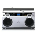 Lenco SCD-580 Bluetooth CD Çalar – Gümüş