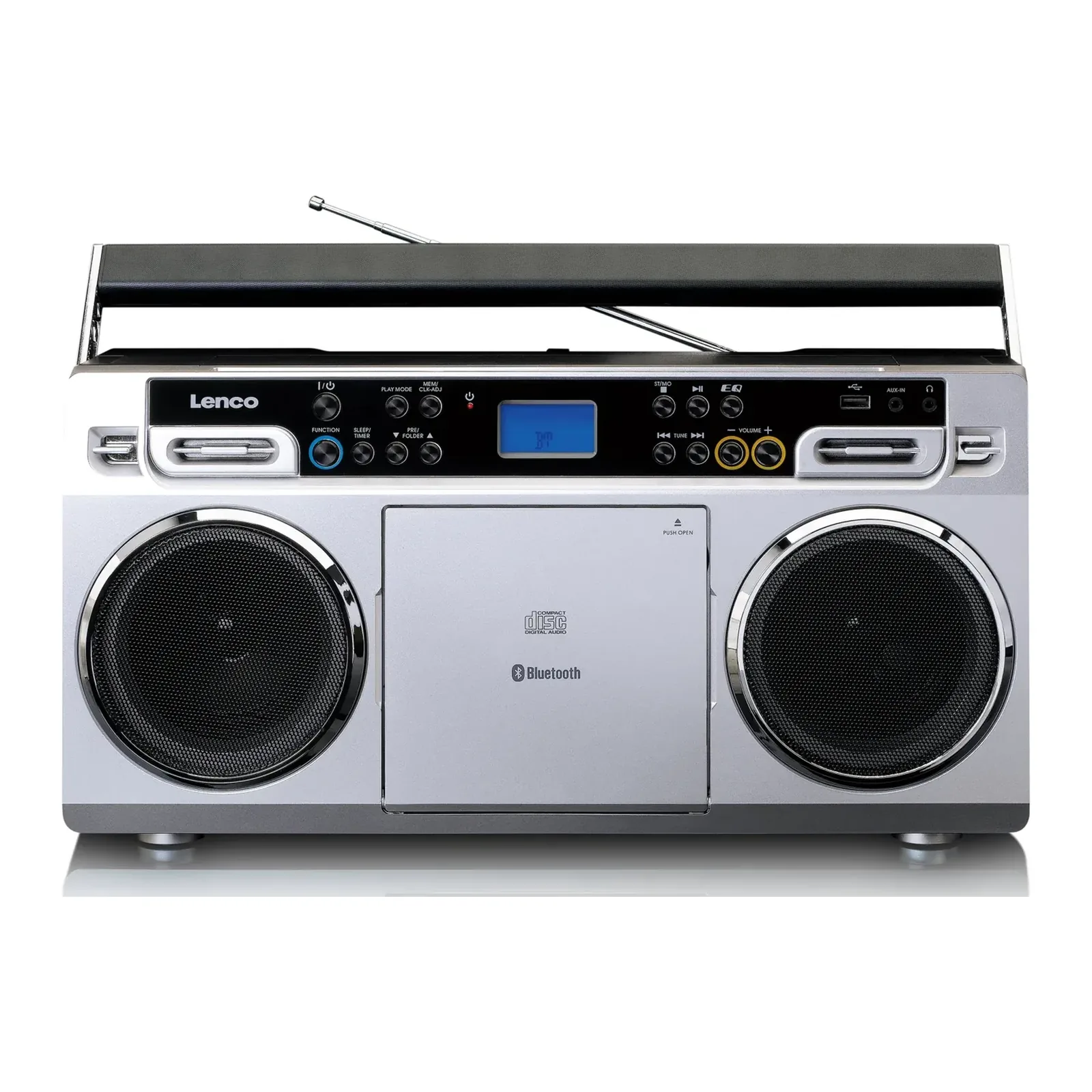 Lenco SCD-580 Bluetooth CD Çalar – Gümüş