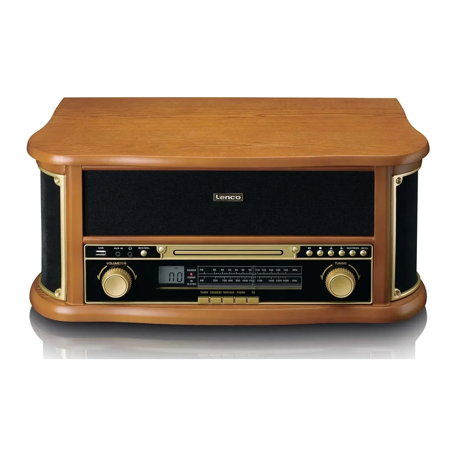 Lenco TCD-2551 Retro Bluetooth Plak Çalar – Ahşap