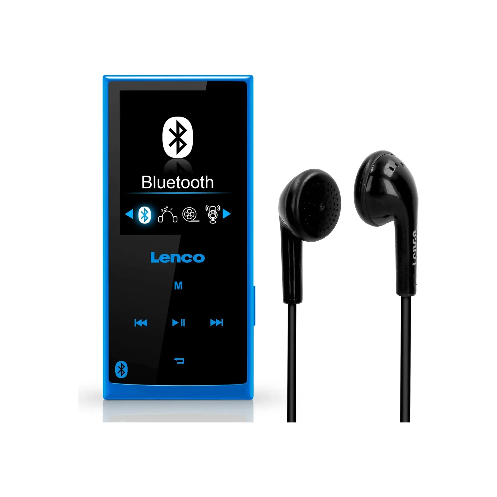 Lenco XEMIO-760 Bluetooth MP3 Çalar – Mavi-Siyah