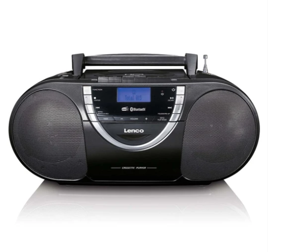 LENCO SCD-6900BK - DAB+, FM radyo ve CD/MP3 çalar özellikli Boombox - Siyah
