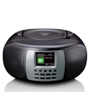 LENCO SCD-860BK - Taşınabilir DAB+/FM Radyo, Bluetooth®, CD Çalar ve Geniş LCD Renkli Ekran - Siyah