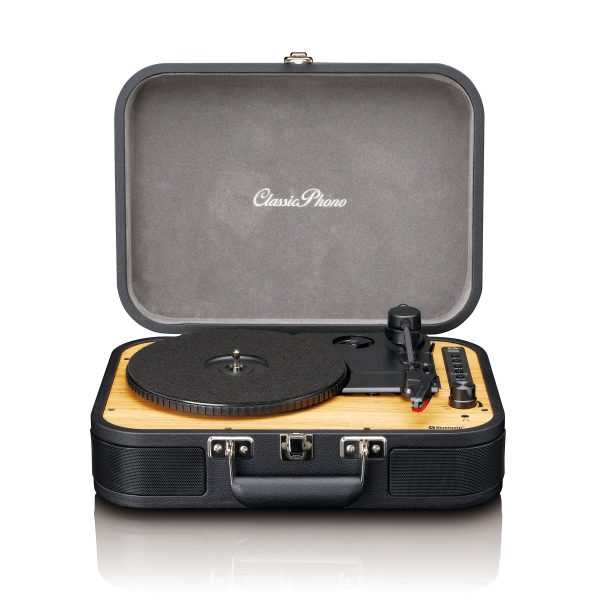 CLASSIC PHONO TT-116BK - Dahili hoparlörlü retro Bluetooth® pikap - Siyah